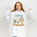 Happy Hanukkah Candlestick Design - Hanukka Unisex Crewneck T-Shirt Sweatshirt Hoodie