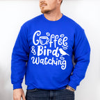 Coffee And Bird Watching - Birds Unisex Crewneck T-Shirt Sweatshirt Hoodie