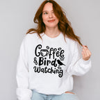 Coffee And Bird Watching - Birds Unisex Crewneck T-Shirt Sweatshirt Hoodie
