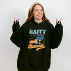 Happy Hanucat - Hanukkah Unisex Crewneck T-Shirt Sweatshirt Hoodie