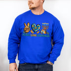 Peace Love Hanukkah - Hanukka Unisex Crewneck T-Shirt Sweatshirt Hoodie