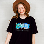 Peace Love Hanukkah Design - Hanukka Unisex Crewneck T-Shirt Sweatshirt Hoodie