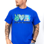 Peace Love Hanukkah Design - Hanukka Unisex Crewneck T-Shirt Sweatshirt Hoodie