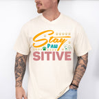 Stay Pawsitive Paw Design - Dogs Unisex Crewneck T-Shirt Sweatshirt Hoodie