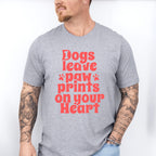 Dogs Leave Paw Prints On Your Heart - Dogs Unisex Crewneck T-Shirt Sweatshirt Hoodie