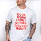 Dogs Leave Paw Prints On Your Heart - Dogs Unisex Crewneck T-Shirt Sweatshirt Hoodie