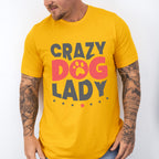 Crazy Dog Lady Paw Design - Dogs Unisex Crewneck T-Shirt Sweatshirt Hoodie