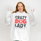 Crazy Dog Lady Paw Design - Dogs Unisex Crewneck T-Shirt Sweatshirt Hoodie