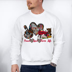 Peace Love Farm Life - Farm Animals Unisex Crewneck T-Shirt Sweatshirt Hoodie