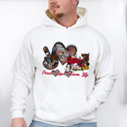 Peace Love Farm Life - Farm Animals Unisex Crewneck T-Shirt Sweatshirt Hoodie