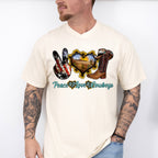 Peace Love Cowboys - Farm Animals Unisex Crewneck T-Shirt Sweatshirt Hoodie