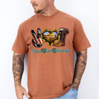 Peace Love Cowboys - Farm Animals Unisex Crewneck T-Shirt Sweatshirt Hoodie