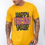Happy New Year Glitter Design - New Years Unisex Crewneck T-Shirt Sweatshirt Hoodie