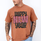 Happy New Year Glitter Design - New Years Unisex Crewneck T-Shirt Sweatshirt Hoodie