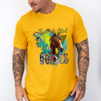 Just A Girl Who Love Horses - Farm Animals Unisex Crewneck T-Shirt Sweatshirt Hoodie