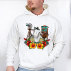 Farm Life Sheep Flowers Design - Farm Animals Unisex Crewneck T-Shirt Sweatshirt Hoodie