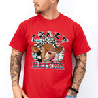 Crazy Heifer - Farm Animals Unisex Crewneck T-Shirt Sweatshirt Hoodie