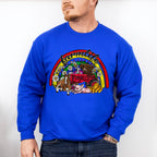 Farm Life Rainbow Design - Farm Animals Unisex Crewneck T-Shirt Sweatshirt Hoodie