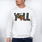 Y'all Texas Map Design - Farm Animals Unisex Crewneck T-Shirt Sweatshirt Hoodie