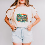 Colorful South Dakota State Design - States & Cities Unisex Crewneck T-Shirt Sweatshirt Hoodie