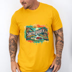 Colorful South Dakota State Design - States & Cities Unisex Crewneck T-Shirt Sweatshirt Hoodie
