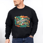 Colorful South Dakota State Design - States & Cities Unisex Crewneck T-Shirt Sweatshirt Hoodie