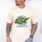 Colorful Tennessee State Design - States & Cities Unisex Crewneck T-Shirt Sweatshirt Hoodie