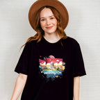 Colorful Washington State Design - States & Cities Unisex Crewneck T-Shirt Sweatshirt Hoodie