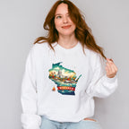 Colorful Wisconsin State Design - States & Cities Unisex Crewneck T-Shirt Sweatshirt Hoodie