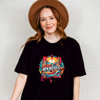 Colorful New Mexico State Design - States & Cities Unisex Crewneck T-Shirt Sweatshirt Hoodie