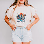 Colorful New York State Design - States & Cities Unisex Crewneck T-Shirt Sweatshirt Hoodie