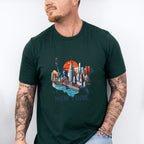 Colorful New York State Design - States & Cities Unisex Crewneck T-Shirt Sweatshirt Hoodie