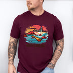 Colorful North Carolina State Design - States & Cities Unisex Crewneck T-Shirt Sweatshirt Hoodie