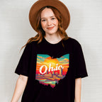 Colorful Ohio State Design - States & Cities Unisex Crewneck T-Shirt Sweatshirt Hoodie