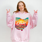 Colorful Ohio State Design - States & Cities Unisex Crewneck T-Shirt Sweatshirt Hoodie