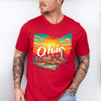 Colorful Ohio State Design - States & Cities Unisex Crewneck T-Shirt Sweatshirt Hoodie