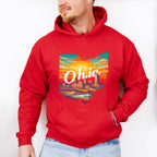 Colorful Ohio State Design - States & Cities Unisex Crewneck T-Shirt Sweatshirt Hoodie