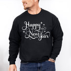 Happy New Year Sparkles - New Years Unisex Crewneck T-Shirt Sweatshirt Hoodie