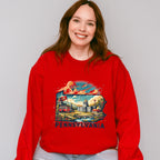 Colorful Pennsylvania State Design - States & Cities Unisex Crewneck T-Shirt Sweatshirt Hoodie