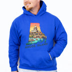 Colorful Rhode Island State Design - States & Cities Unisex Crewneck T-Shirt Sweatshirt Hoodie