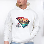 Colorful South Carolina State Design - States & Cities Unisex Crewneck T-Shirt Sweatshirt Hoodie