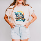 Colorful Missouri Design - States & Cities Unisex Crewneck T-Shirt Sweatshirt Hoodie