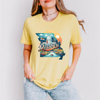 Colorful Missouri Design - States & Cities Unisex Crewneck T-Shirt Sweatshirt Hoodie