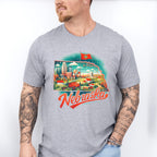 Colorful Nebraska Design - States & Cities Unisex Crewneck T-Shirt Sweatshirt Hoodie