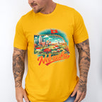 Colorful Nebraska Design - States & Cities Unisex Crewneck T-Shirt Sweatshirt Hoodie