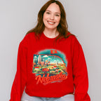 Colorful Nebraska Design - States & Cities Unisex Crewneck T-Shirt Sweatshirt Hoodie
