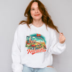 Colorful Nebraska Design - States & Cities Unisex Crewneck T-Shirt Sweatshirt Hoodie