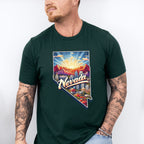Colorful Nevada Design - States & Cities Unisex Crewneck T-Shirt Sweatshirt Hoodie