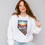 Colorful Nevada Design - States & Cities Unisex Crewneck T-Shirt Sweatshirt Hoodie