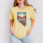 Colorful Nevada Design - States & Cities Unisex Crewneck T-Shirt Sweatshirt Hoodie